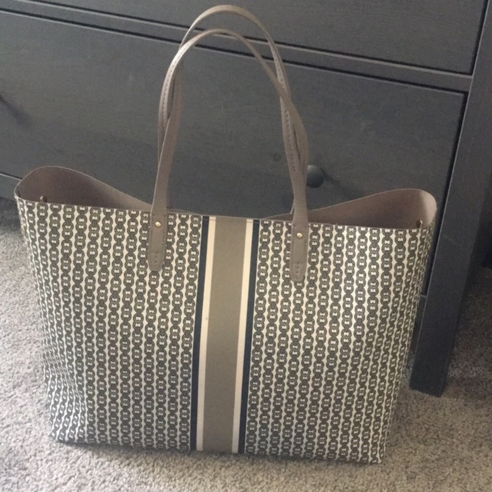 Large Tory Burch Gemini Tote